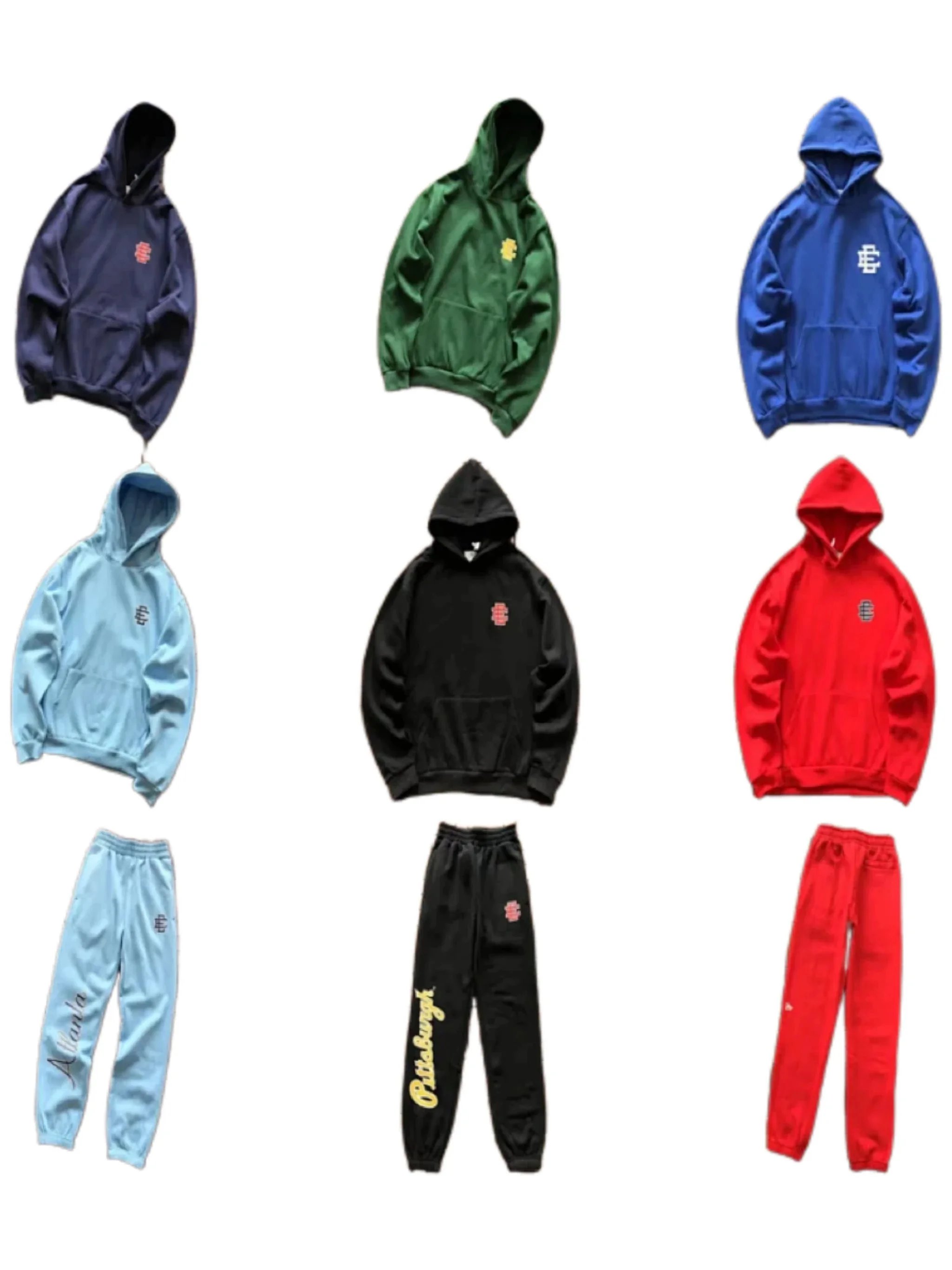 EA7 Blue Hoodie and Pants Set