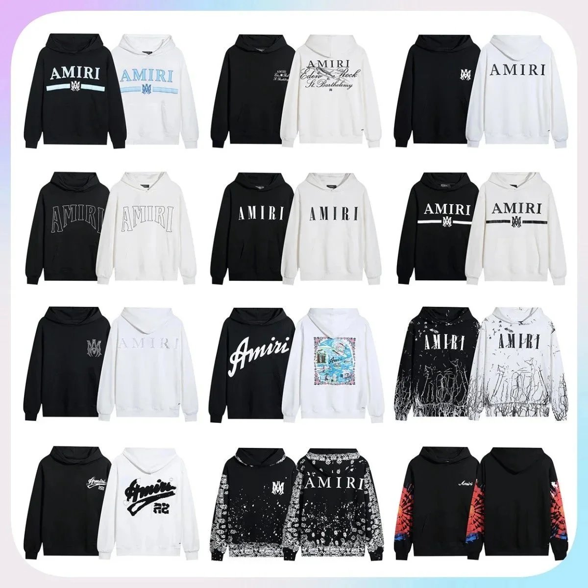 Amiri Black Hoodie