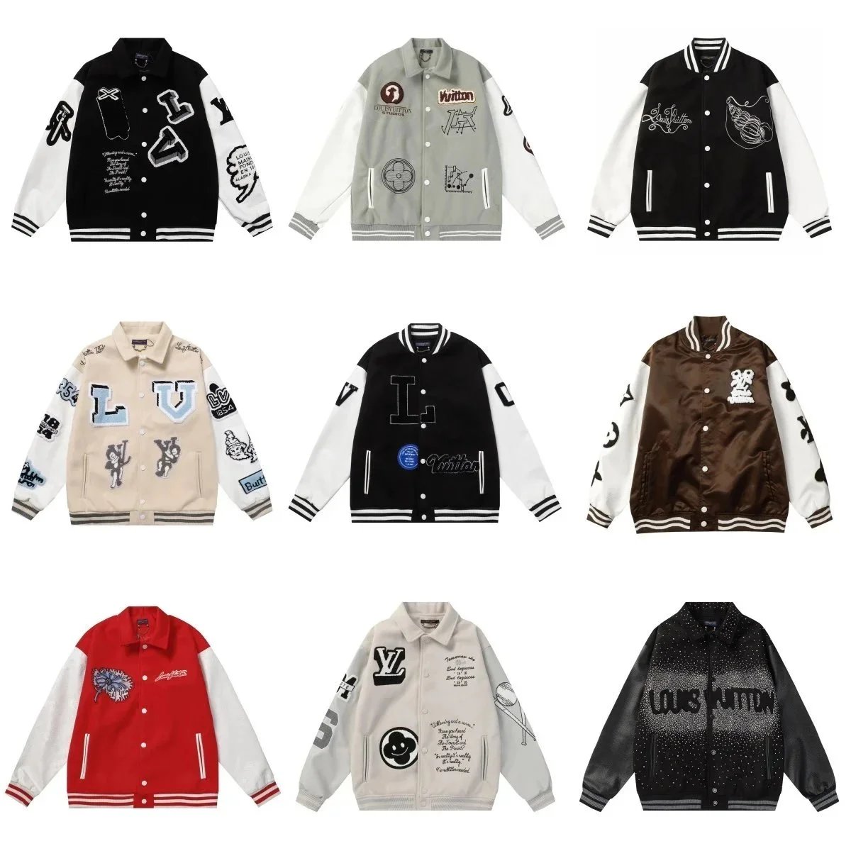 Louis Vuitton Color Block Bomber Jacket