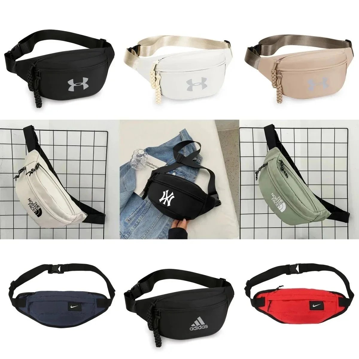 Under Armour Black Waist Bag