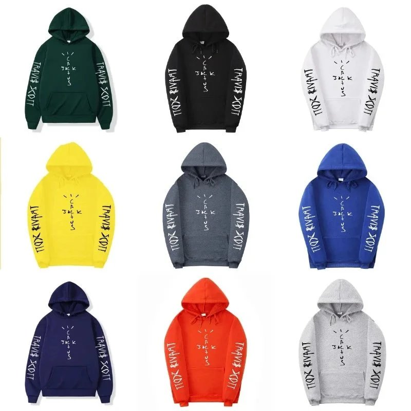 Travis Scott Hooded Sweatshirt in Multiple Colors