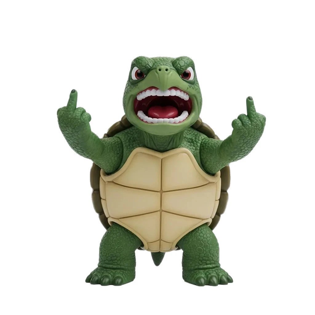 Green Turtle Action Figure
