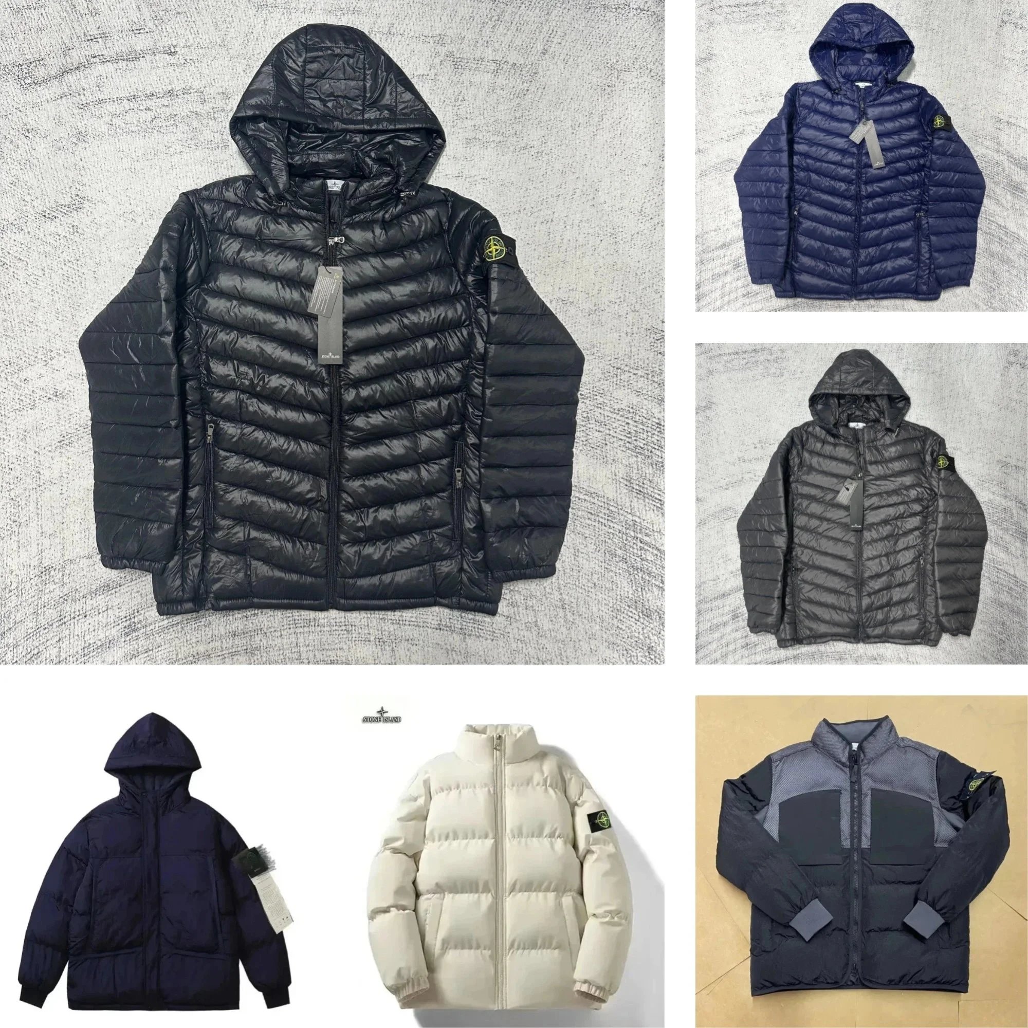 Stone Island Black Puffer Jacket