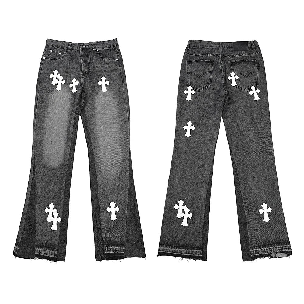 Black Cross Embroide