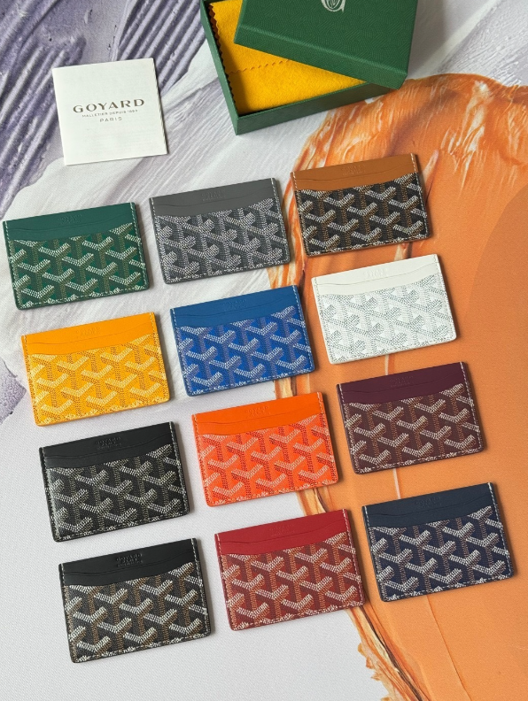 Goyard Multi-Color Card Holder Wallets
