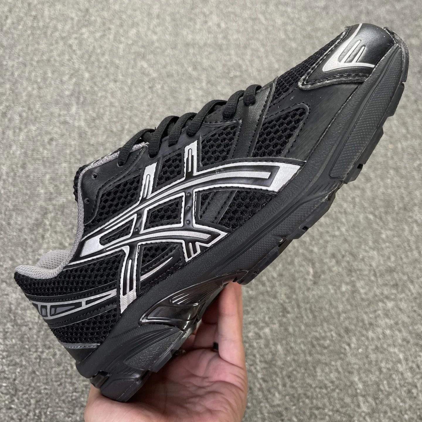 ASICS Black Running Sneakers