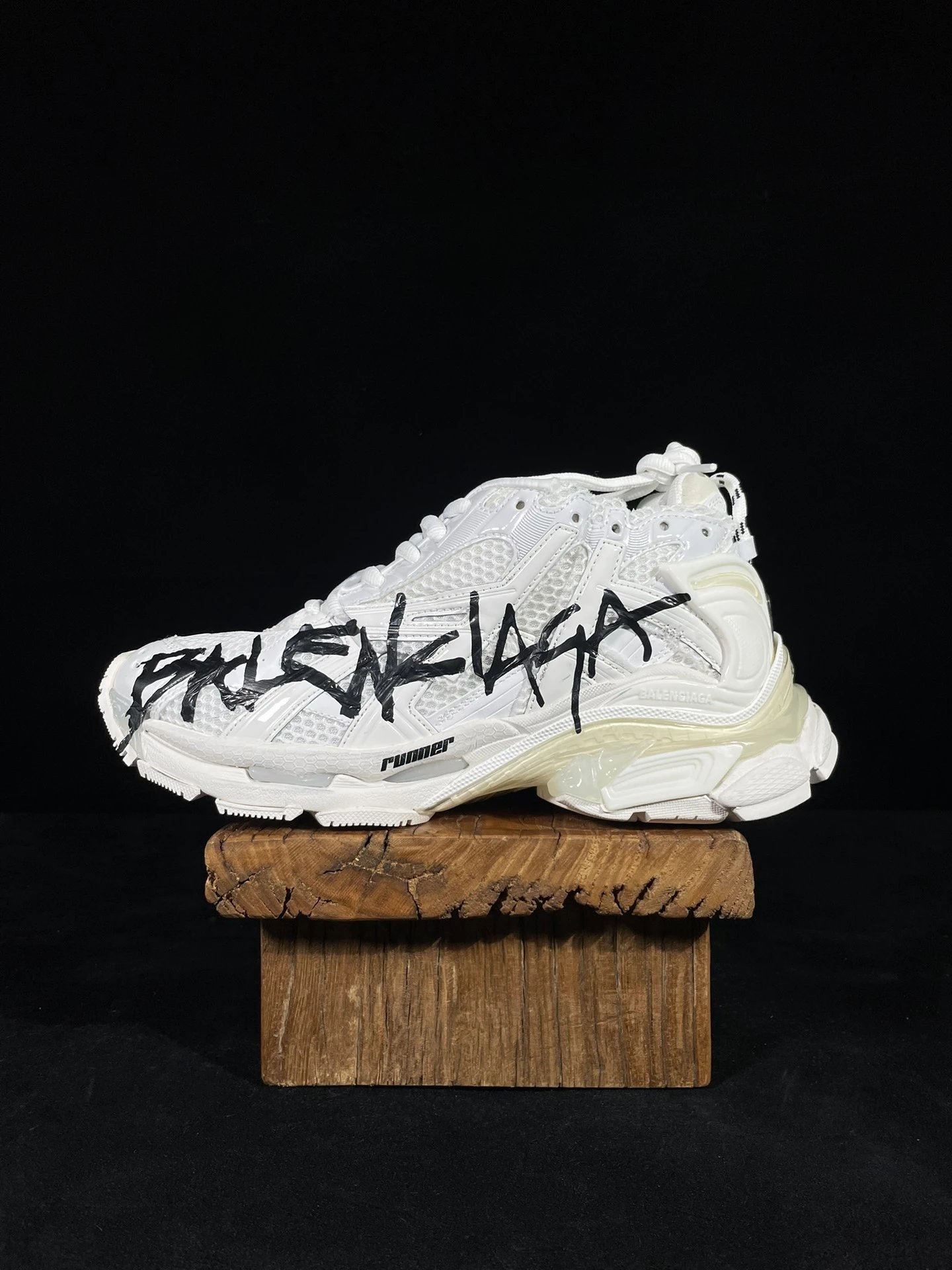 Balenciaga White Runner Sneakers