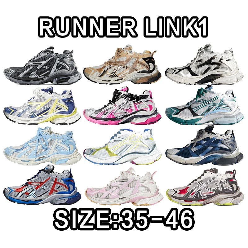 Runner Link1 Multicolor Running Sneakers