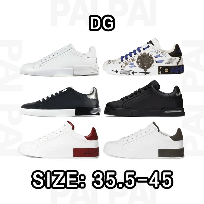 DG White Low Top Sne