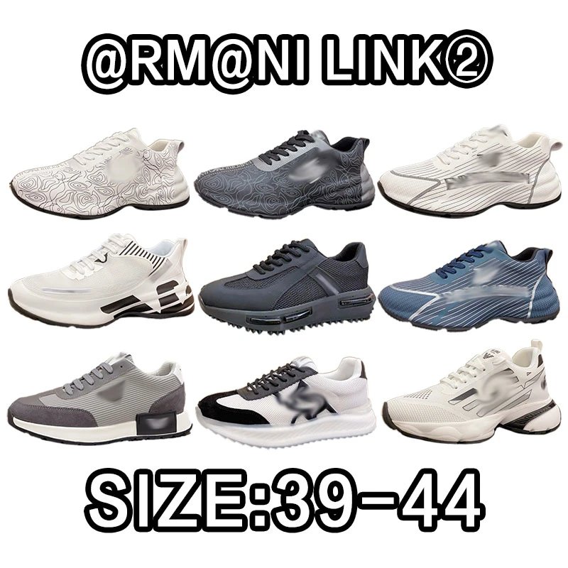 Armani Link 2 Men's Sneakers in Various Colors and Styles