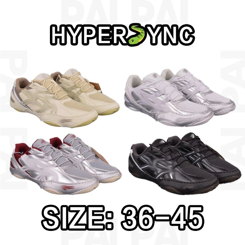 HyperSync White Silver Black Sneakers