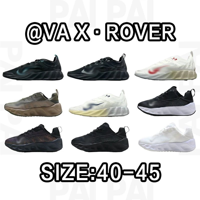 @VA X ROVER Black and White Sneakers