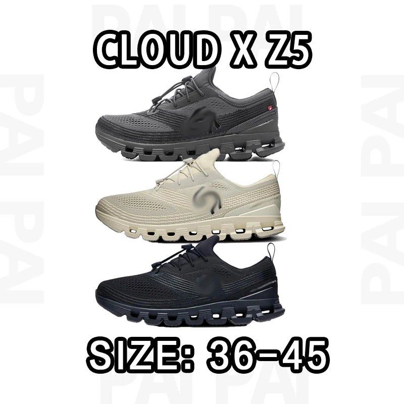 Cloud X Z5 Running Shoes in Black and Beige