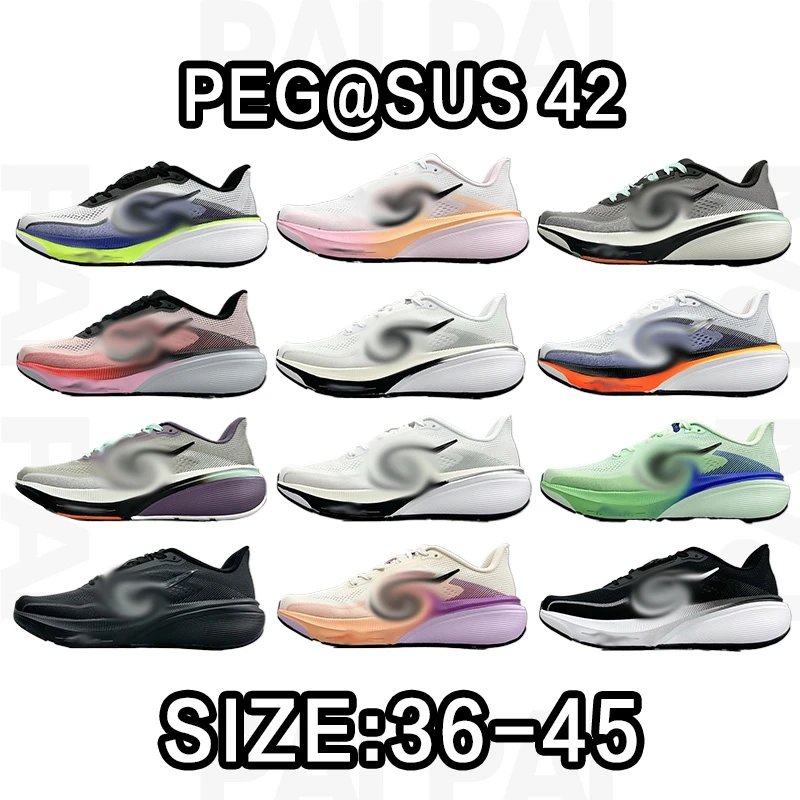 Pegasus 42 Running Shoes in Various Colors Size 36-45