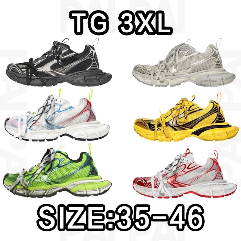 TG 3XL Colorful Chunky Sneakers Size 35-46