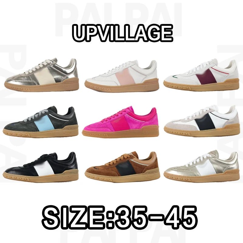 UPVILLAGE Color Block Low Top Sneakers