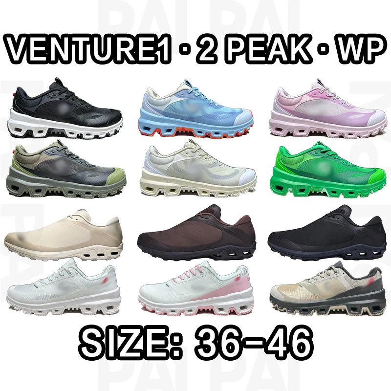 Venture1 2 Peak WP Running Shoes in Various Colors
