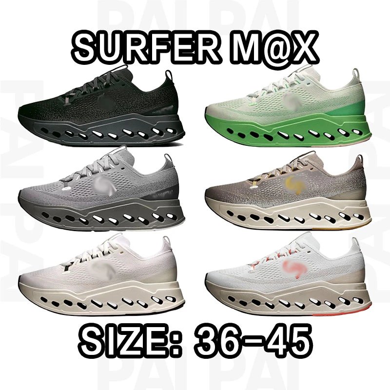 Surfer Max Running Shoes in Various Colors
