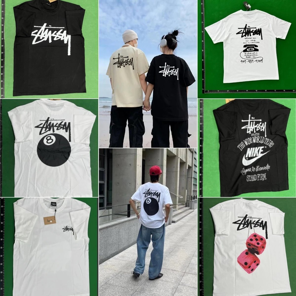 Stussy Black and Whi