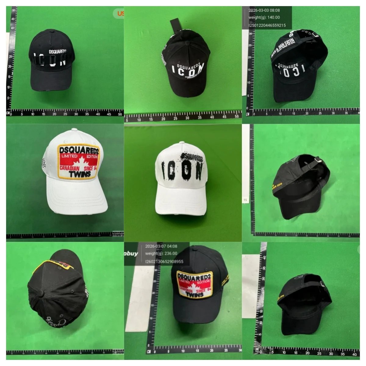 Dsquared2 Black Icon Baseball Cap