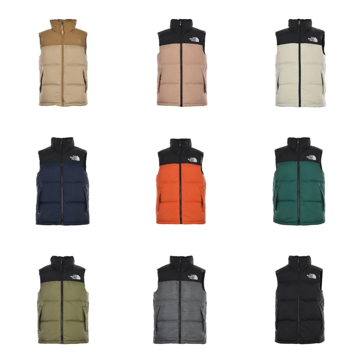 The North Face Colorblock Puffer Vest
