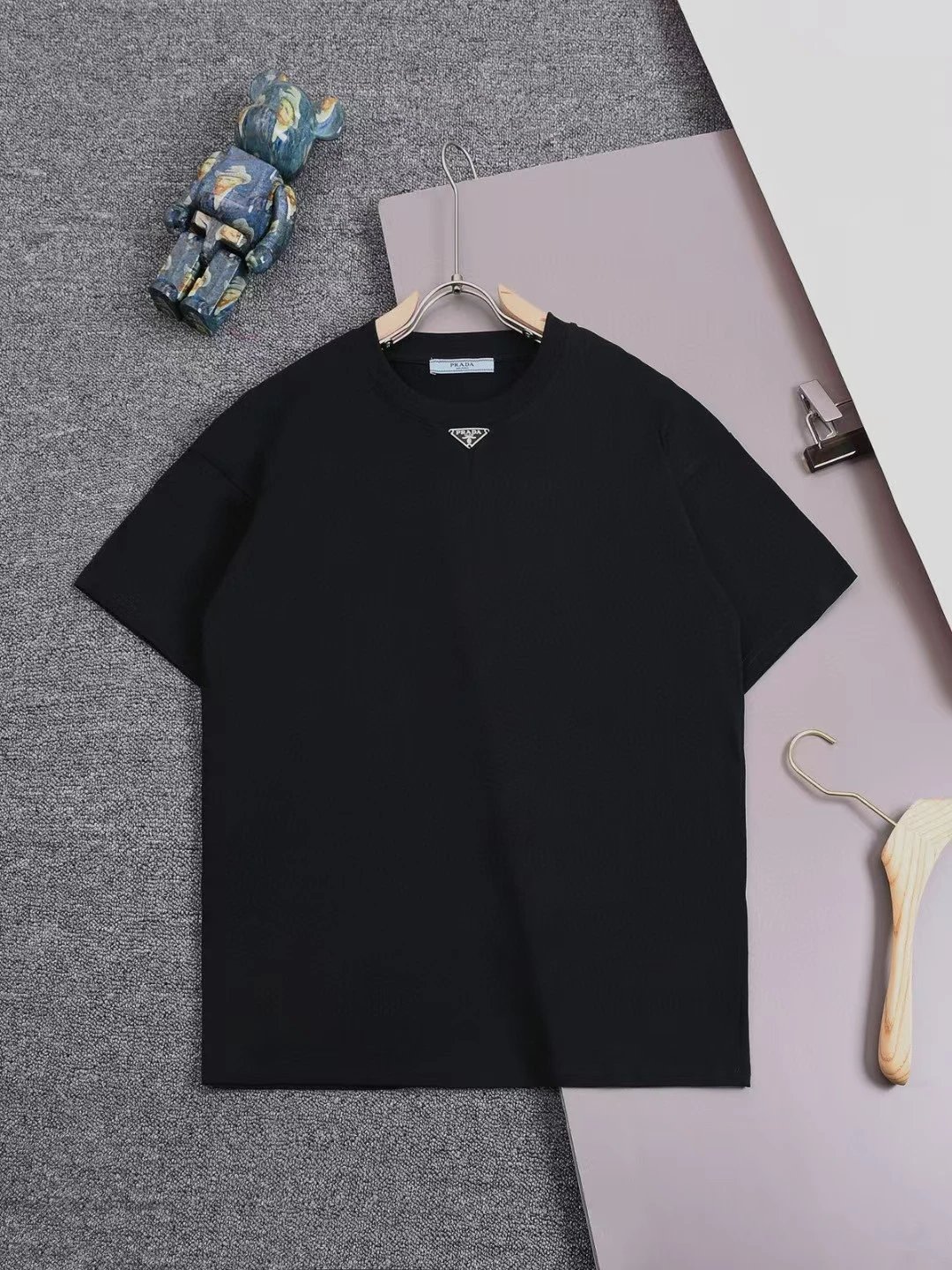 Prada Black Short Sleeve T-Shirt