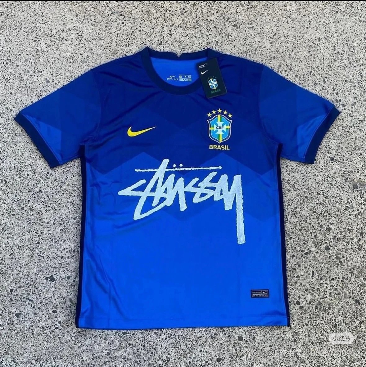 Nike Blue Brazil Soccer Jersey