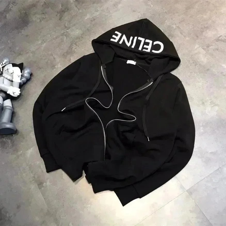 Celine Black Zip-Up 