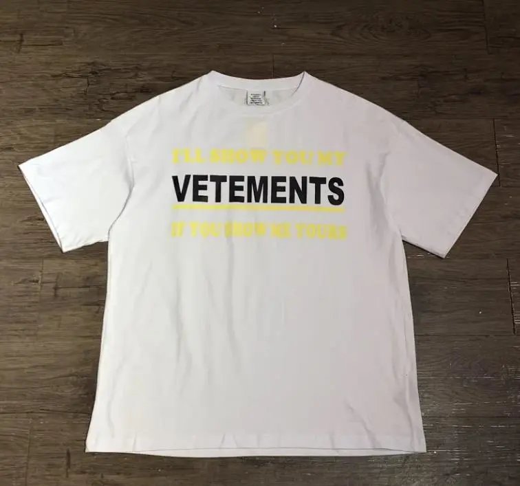 Vetements White Shor