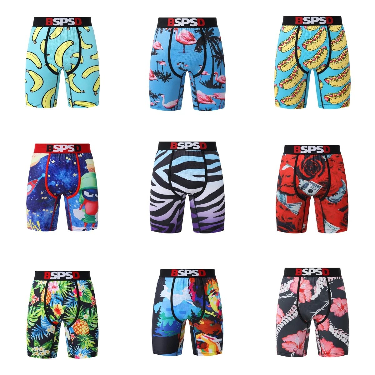 BSPSD Colorful Pattern Boxer Shorts