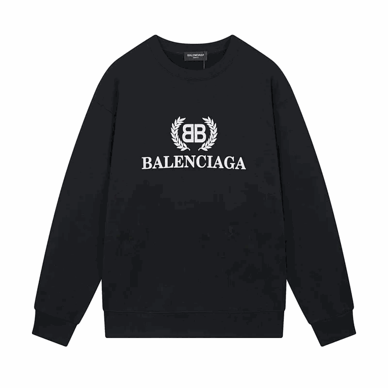 Balenciaga Black Long Sleeve Sweatshirt