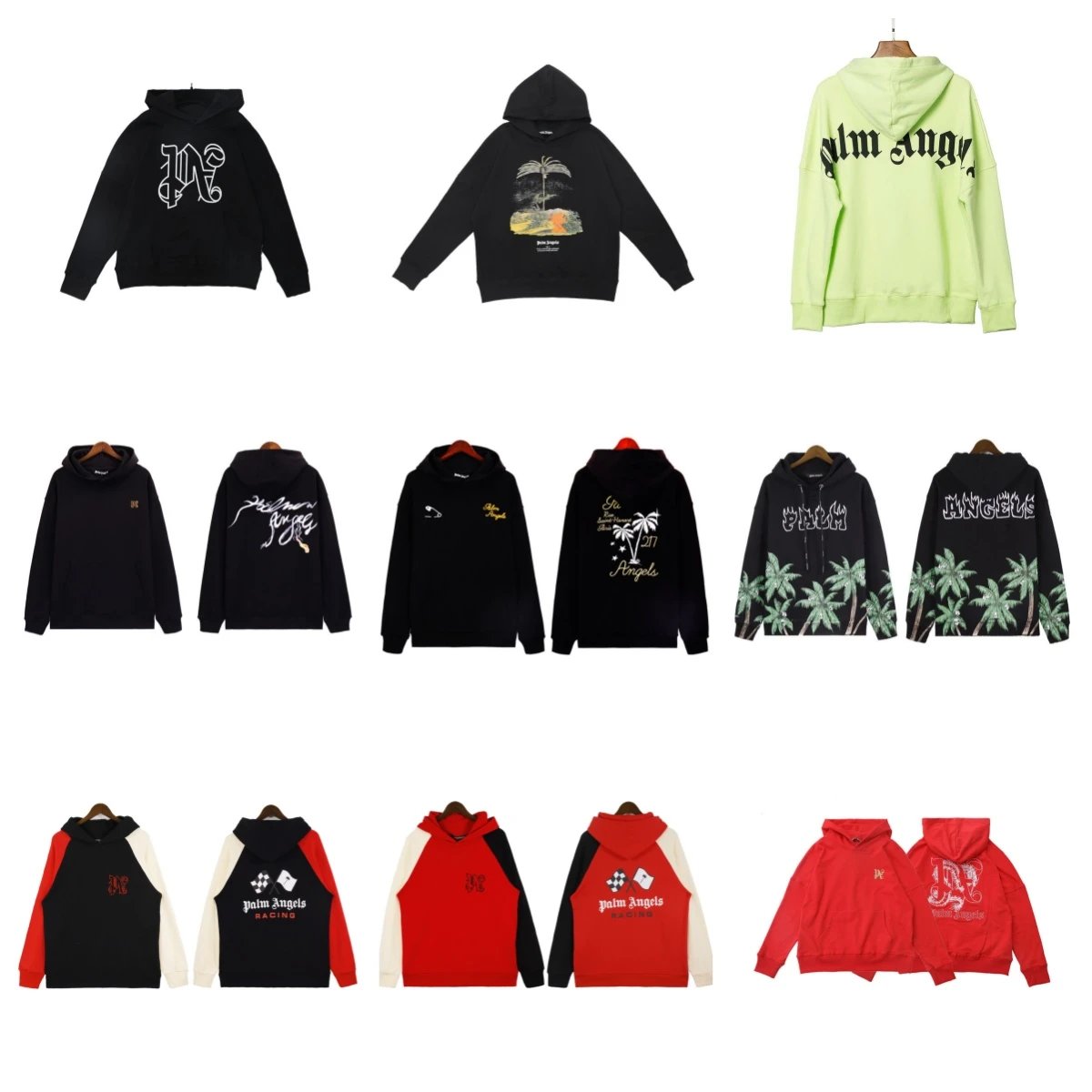 Palm Angels Black Hoodie