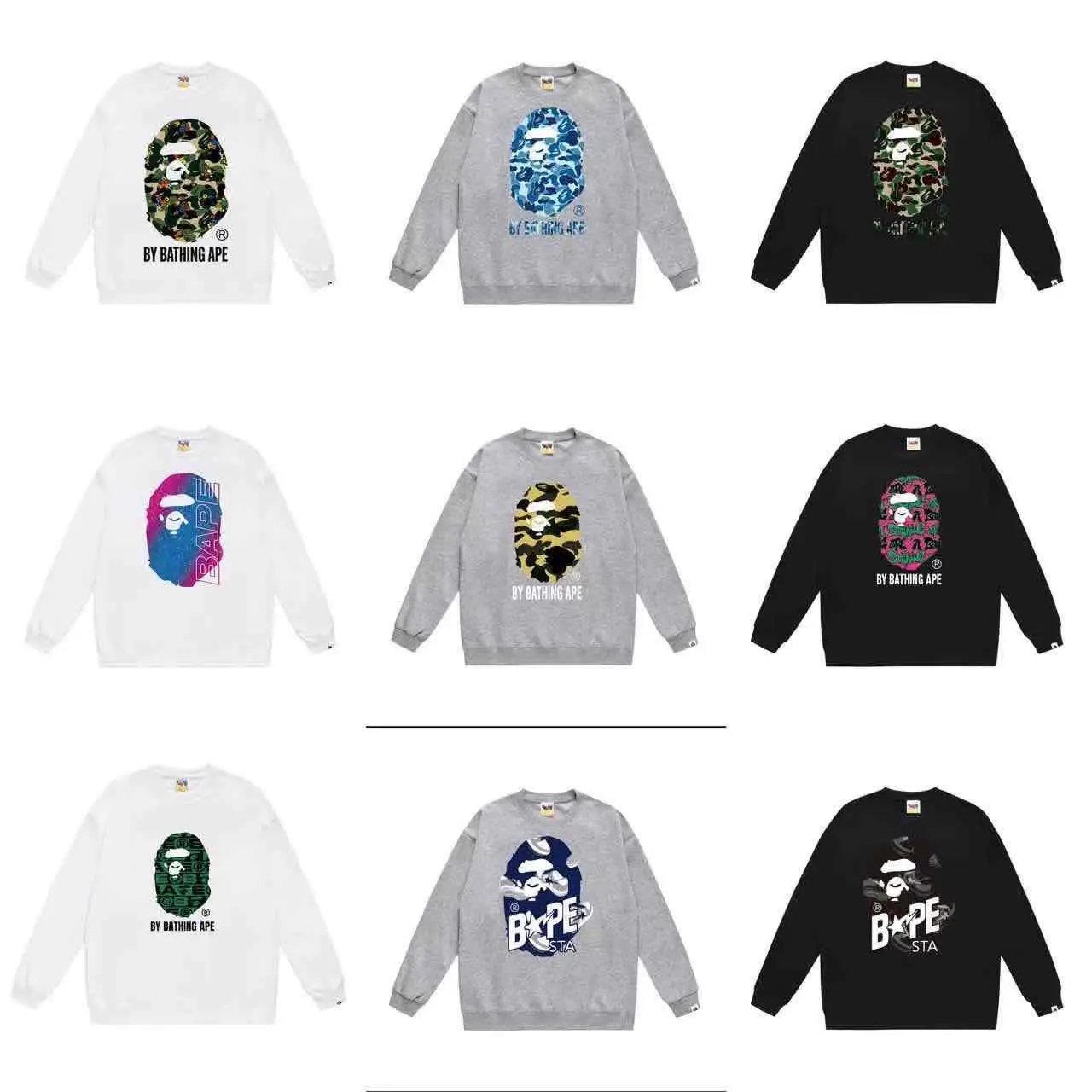 Bape Multicolor Long Sleeve Sweatshirt