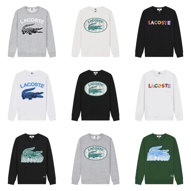 Lacoste Black Long Sleeve Sweatshirt