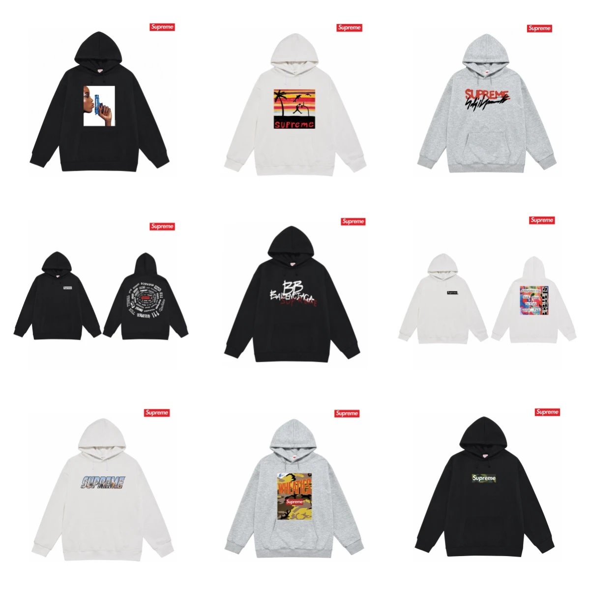 Supreme Hoodie in Bl
