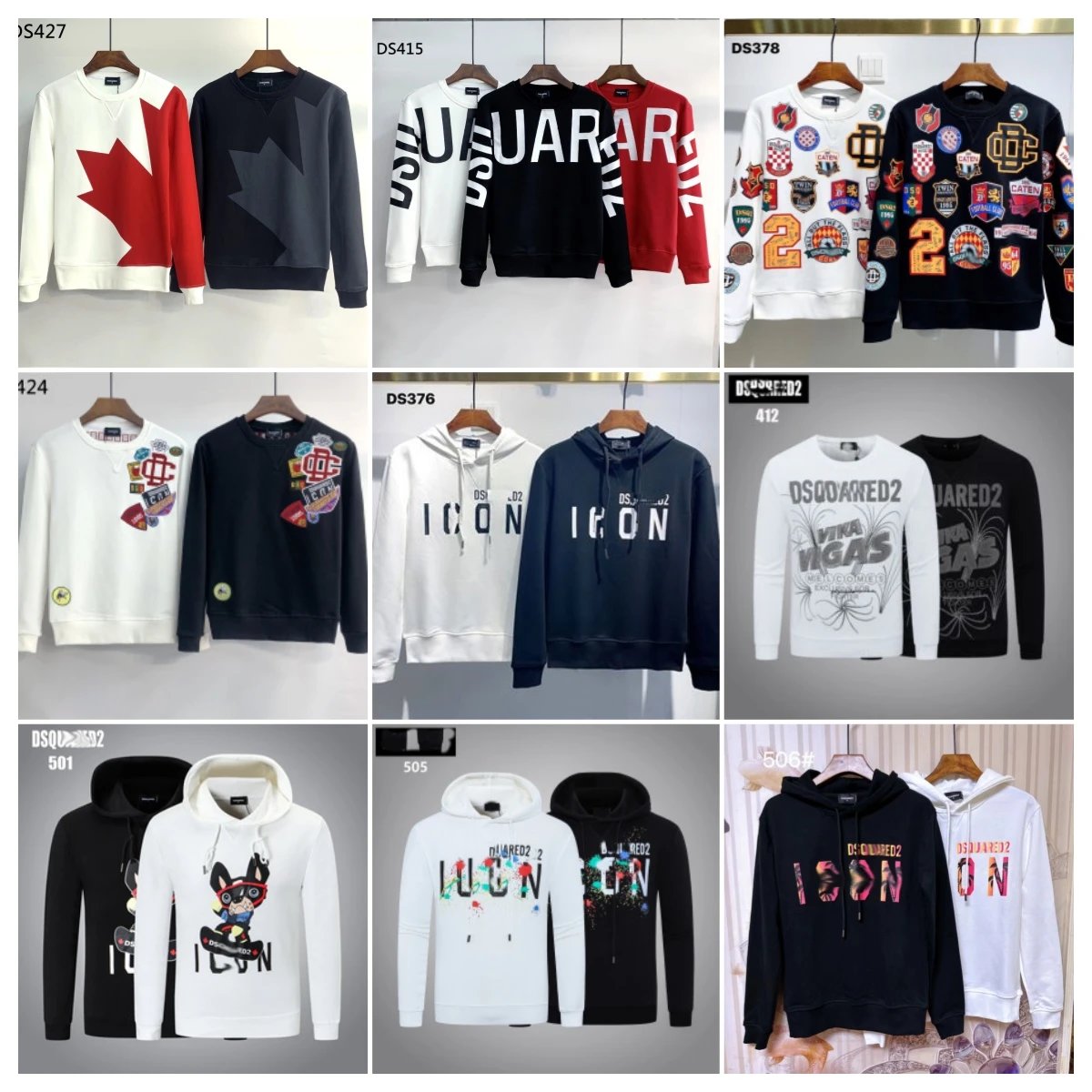 DSQUARED2 Black Hood