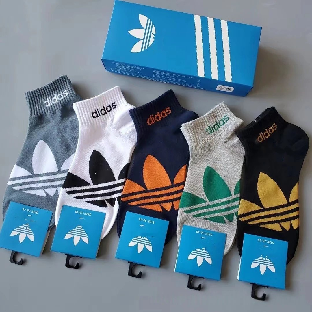 Adidas Multi Color Ankle Socks Set