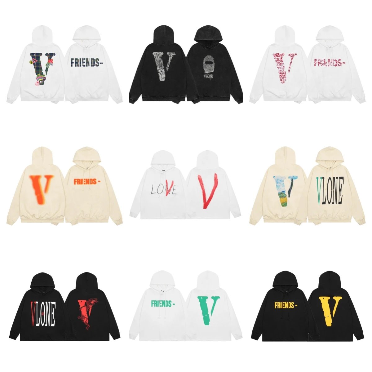 Vlone Hoodie in Vari