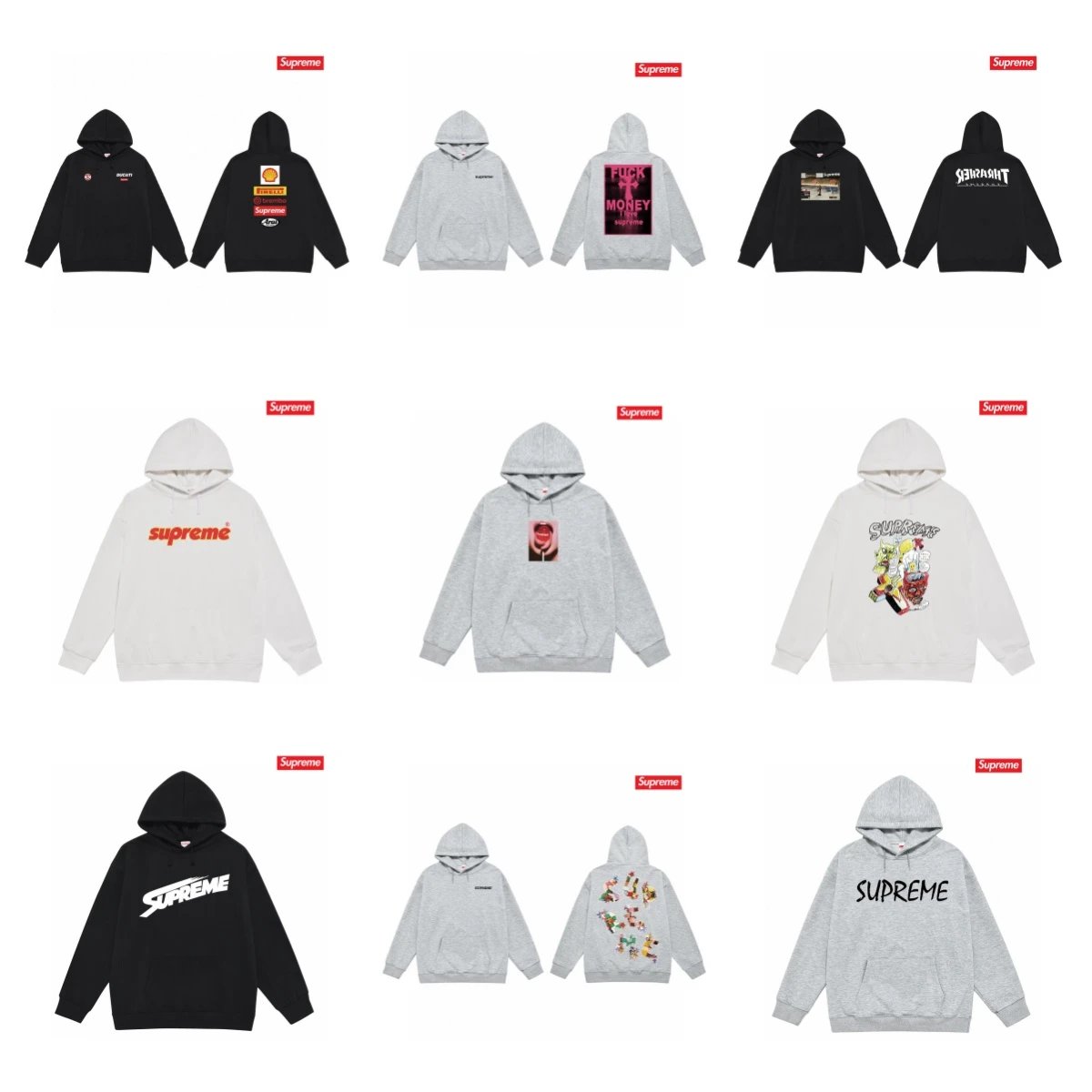 Supreme Black Hoodie