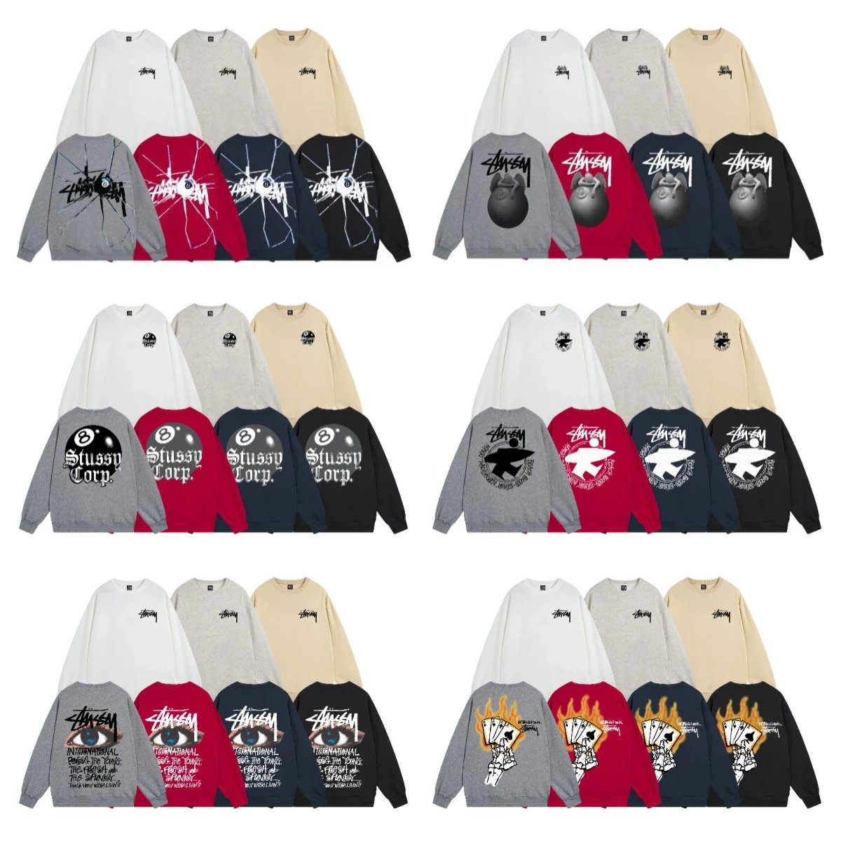 Stussy Graphic Crewn