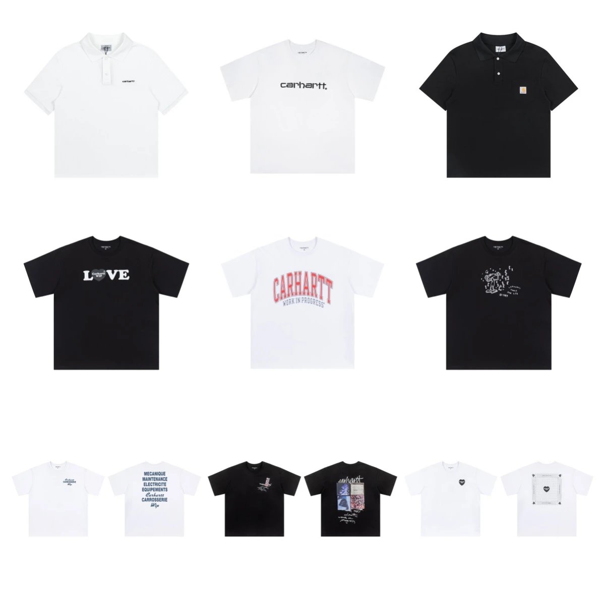 Carhartt White and B