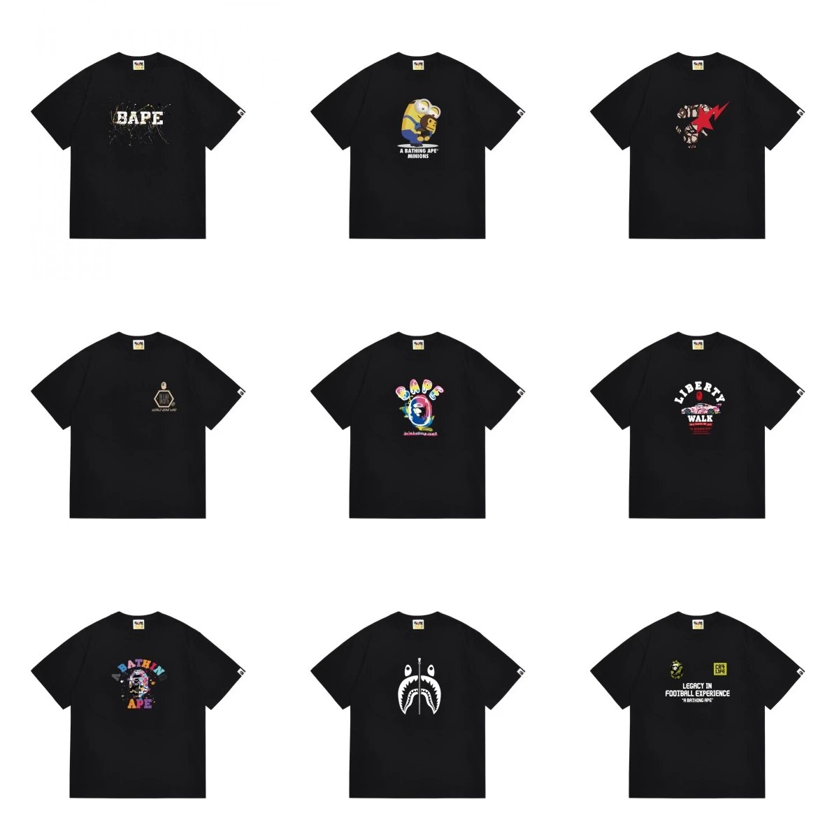 BAPE Black Short Sle