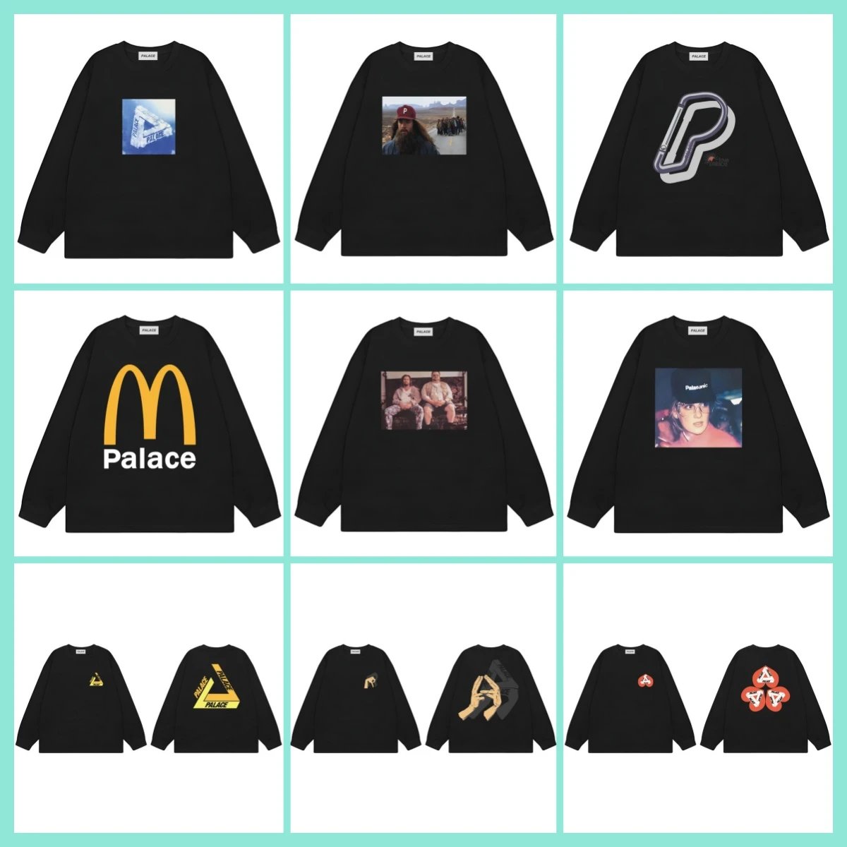 Palace Black Long Sl