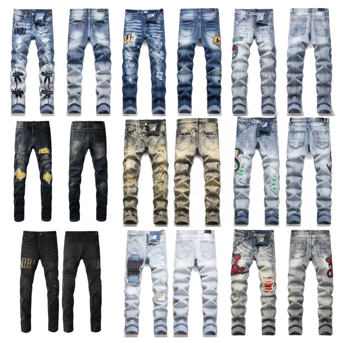 Amiri Distressed Den