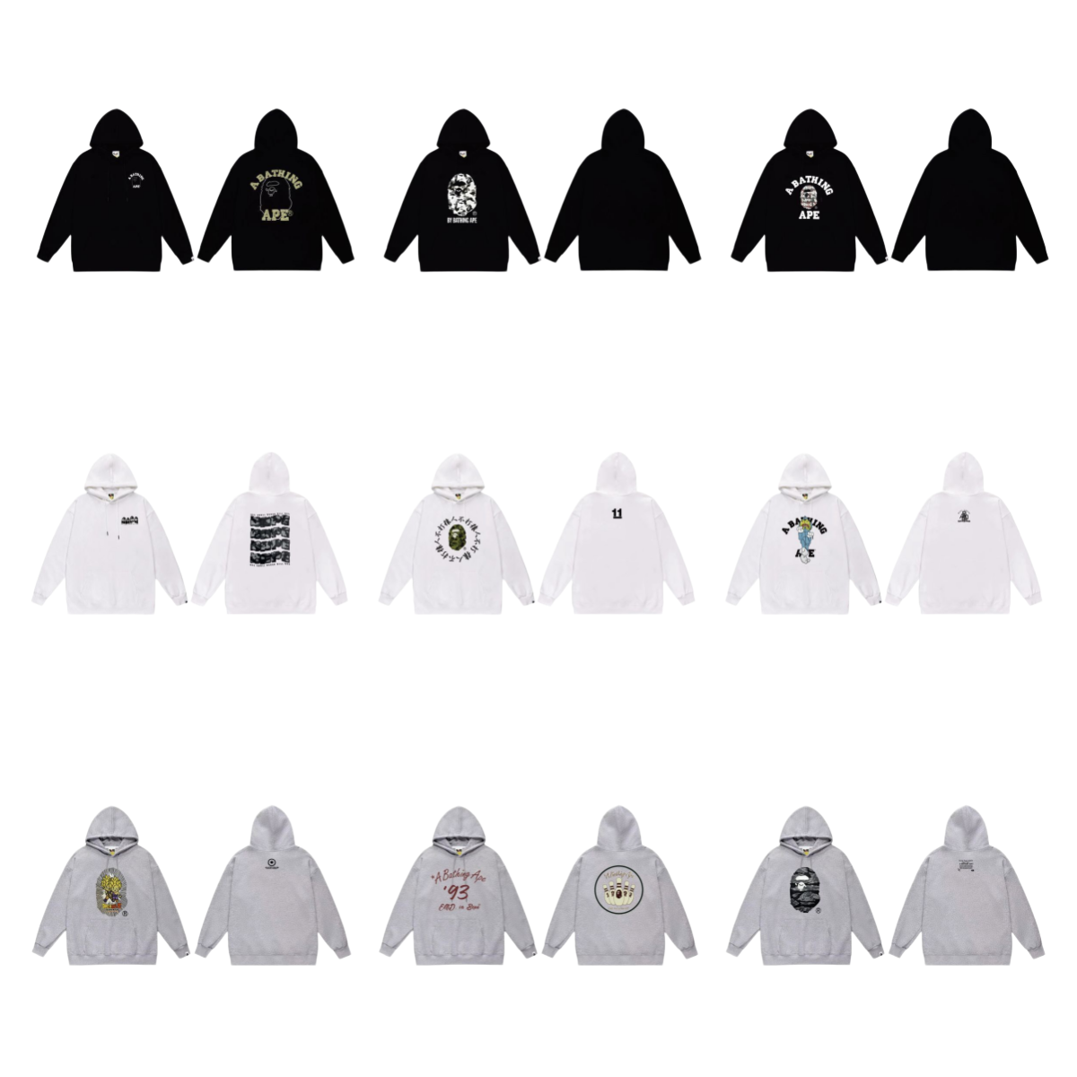 A Bathing Ape Black 