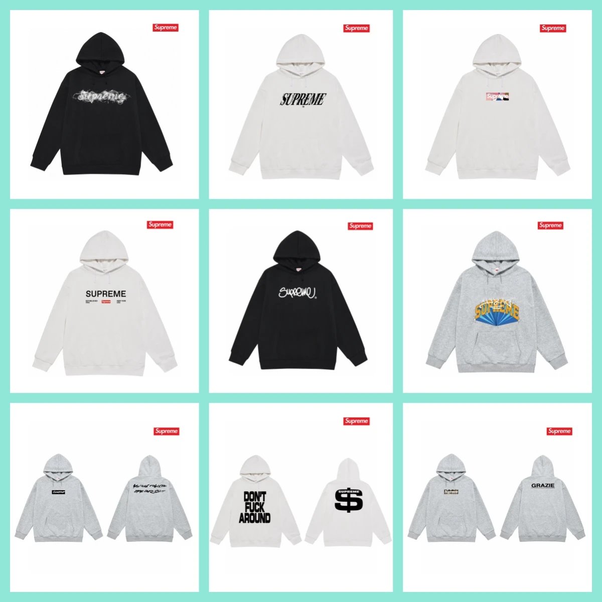 Supreme Hoodie Black