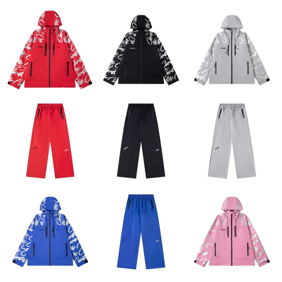 Carhartt WIP Color Block Hooded Jacket and Pants Set