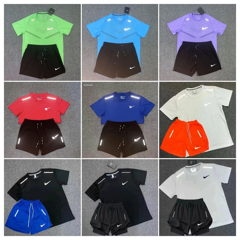 Nike Colorful Short Sleeve Set