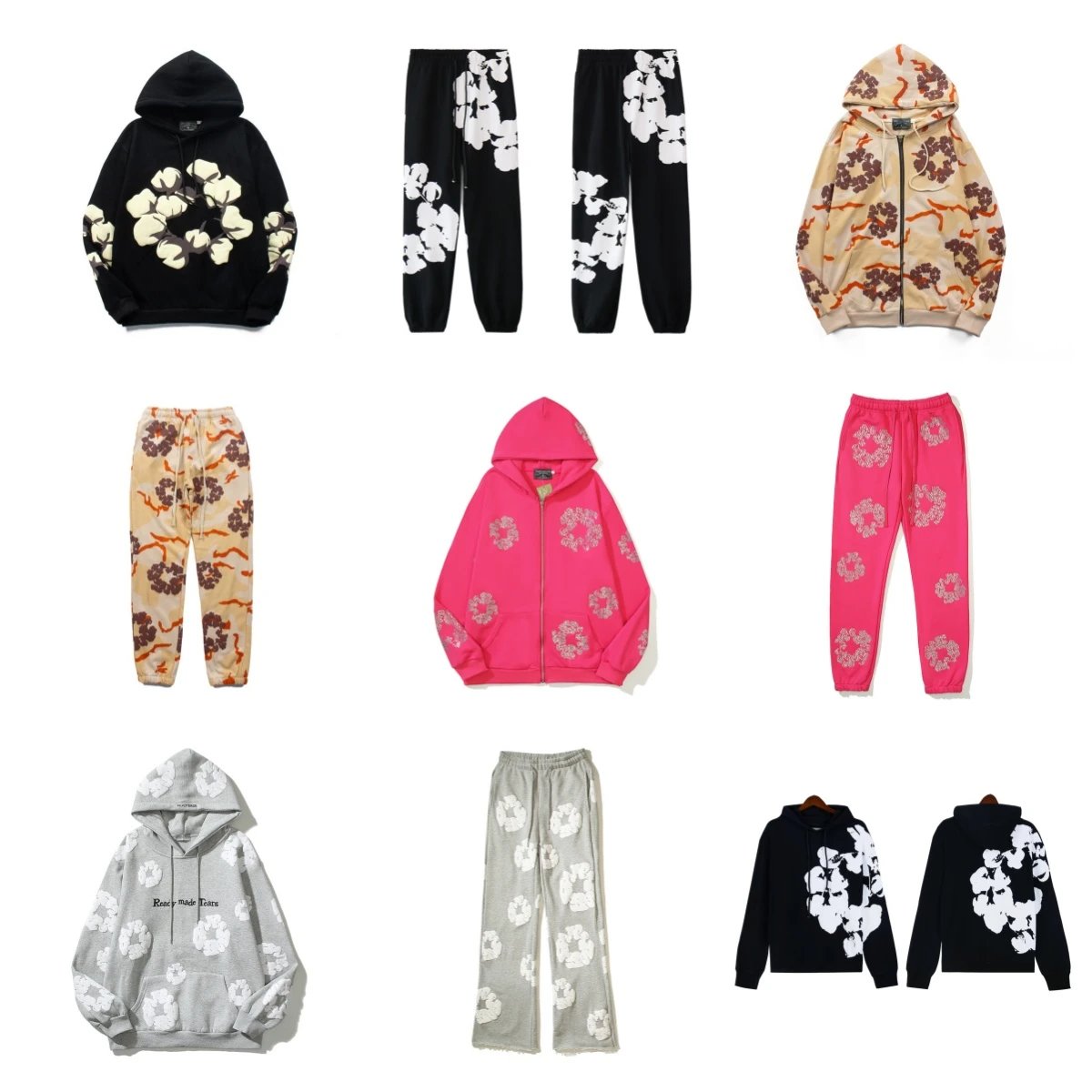 Floral Print Hoodie 