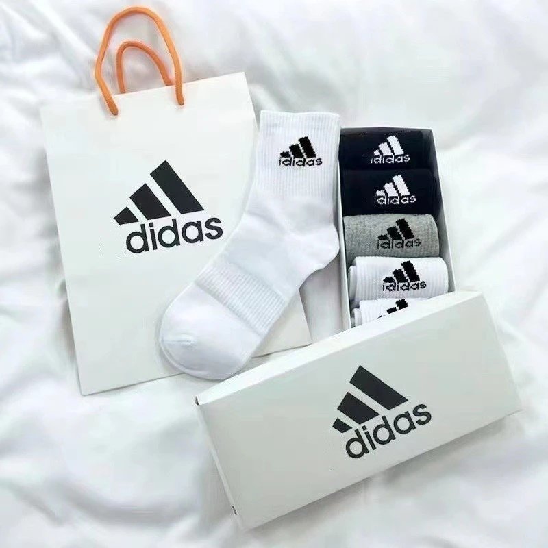 Adidas White, Black,